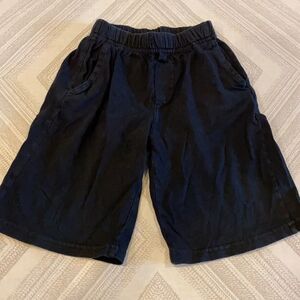 Bottlecaps Boys Black Athletic Pocket Shorts